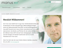 Tablet Screenshot of manuserp.com